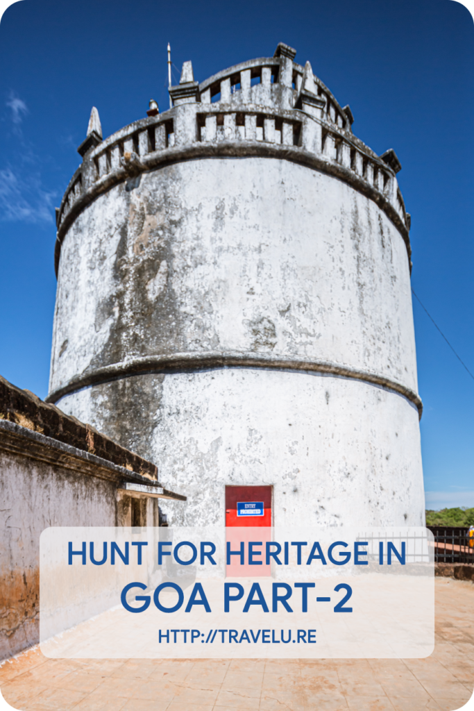 In the Portuguese era, the residents here had to paint the houses every year after monsoons. This tradition continues giving the area a vivid Portuguese palette! - Hunt for Heritage in Goa - Part 2 - Travelure ©