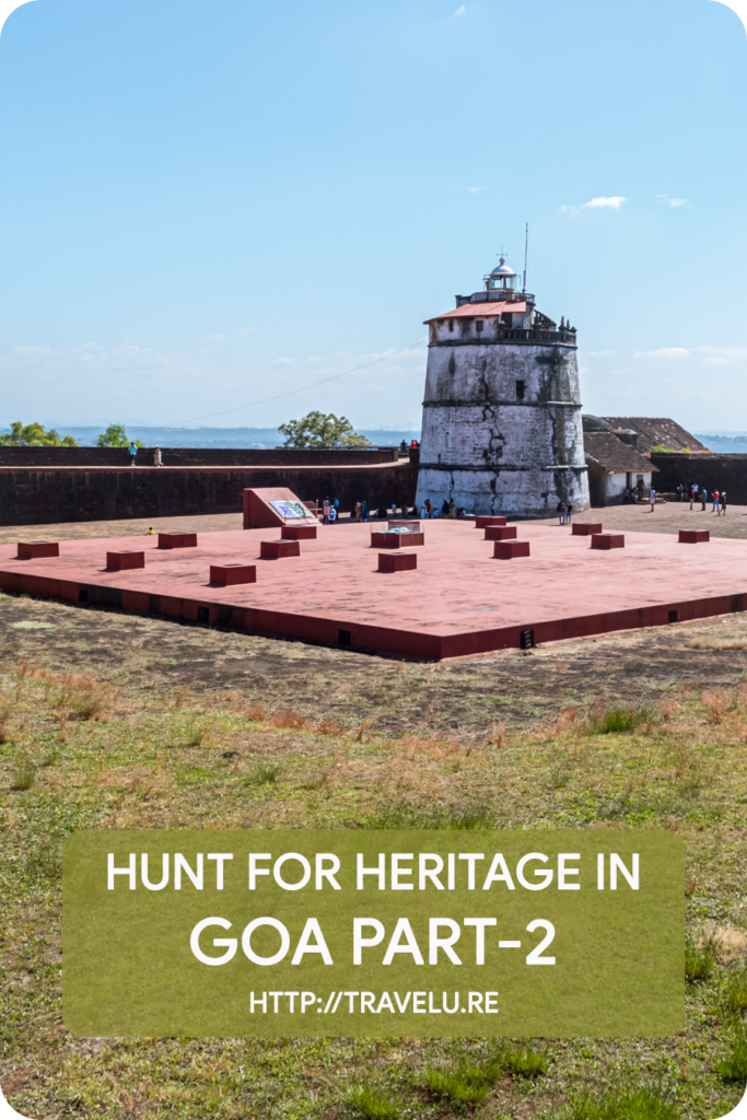 In the Portuguese era, the residents here had to paint the houses every year after monsoons. This tradition continues giving the area a vivid Portuguese palette! - Hunt for Heritage in Goa - Part 2 - Travelure ©