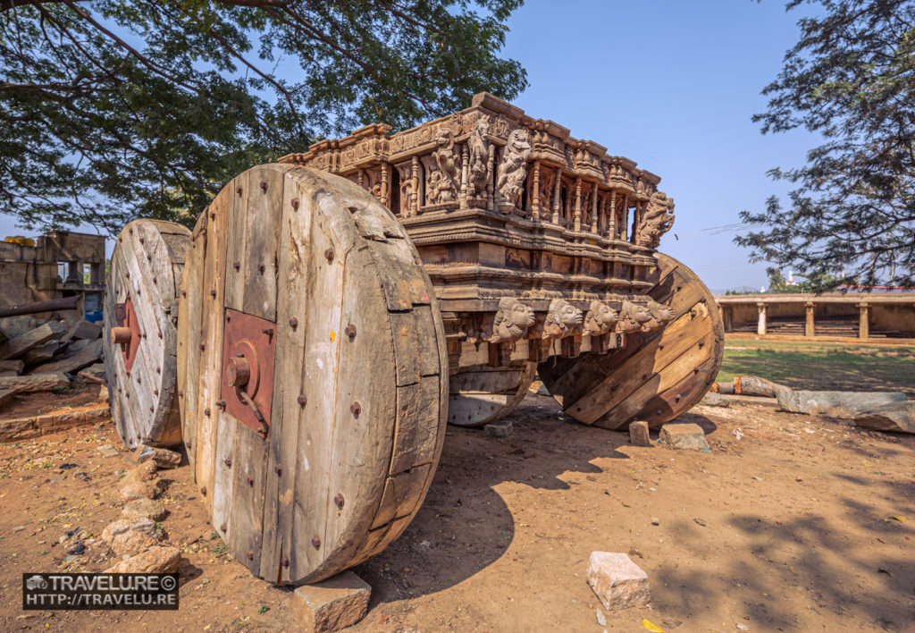 Ceremonial Ratha (chariot) parked outside the temple - Travelure ©