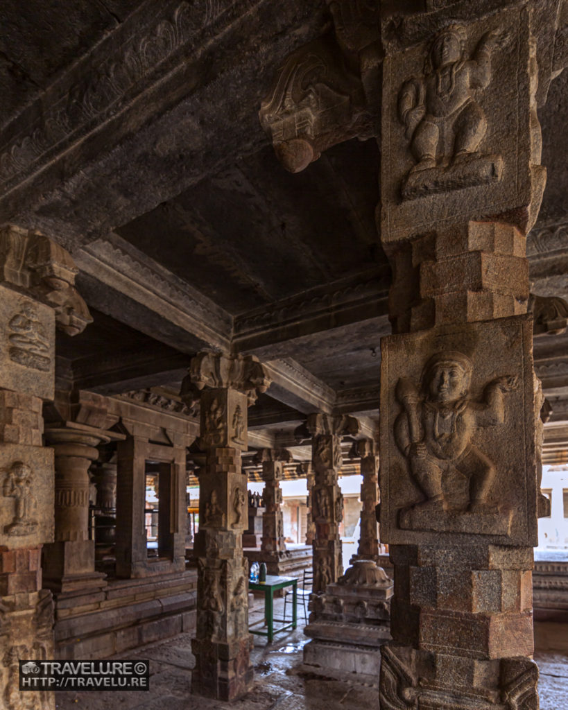 Impressive bas reliefs carved on the black stone pillars - Travelure ©