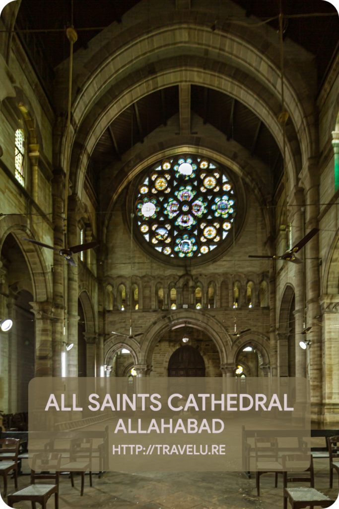 Inside, the marble and gold altar, alabaster pulpit, ornate arches, and attractive stained glass windows impart flair to this gorgeous example of architecture. - All Saints Cathedral - The Gothic Crown Jewel of Allahabad - Travelure ©