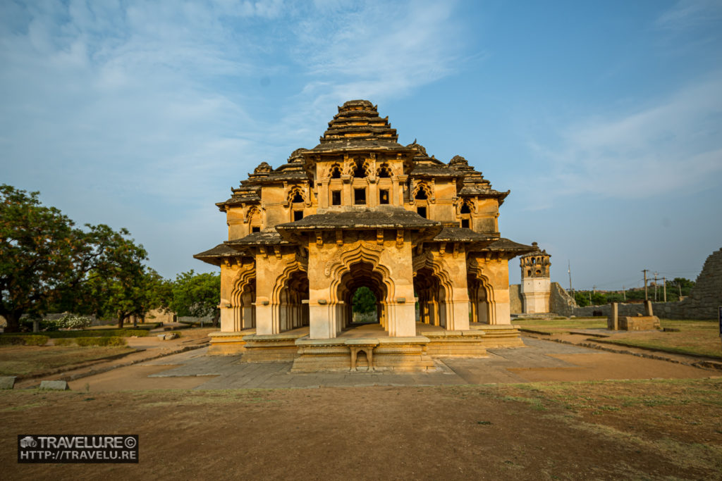 The Indo-Islamic architecture of Lotus Mahal (Palace) - Travelure ©