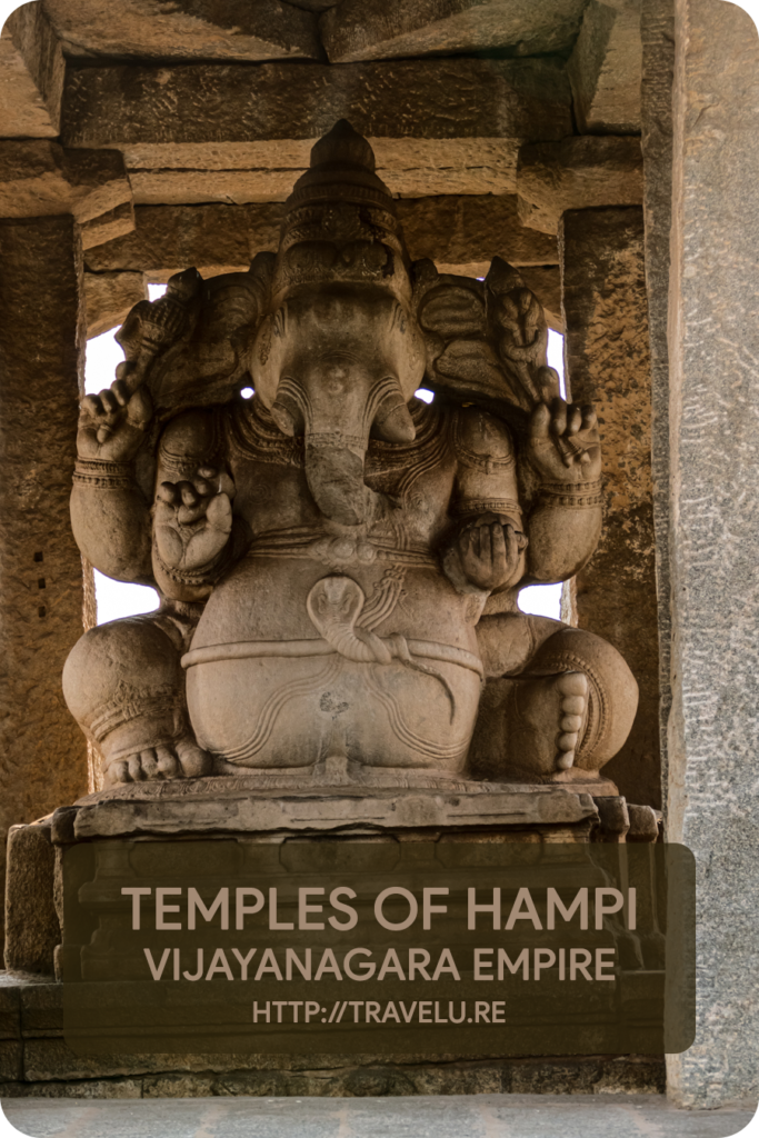 Built between the 14th and the 16th centuries, they flaunt signature period workmanship. - Temples of Hampi - Vijayanagara Empire - Travelure ©