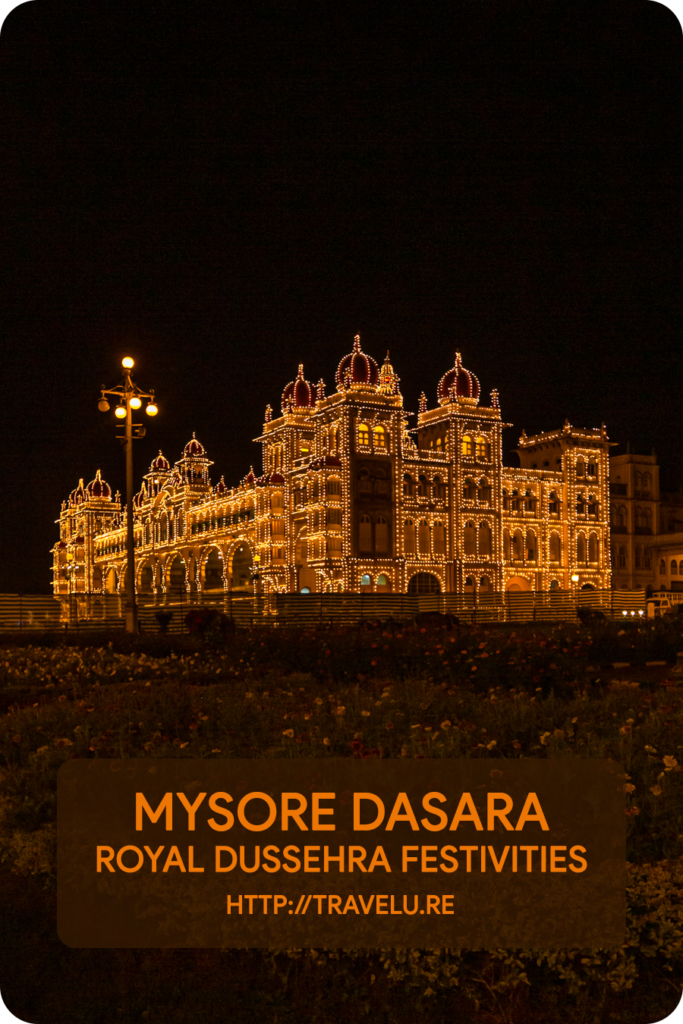 The lead elephant carries a golden howdah. 60 kg of gold covers this 700-kg wooden structure. - Mysore Dasara - Royal Dussehra Festivities - Travelure ©