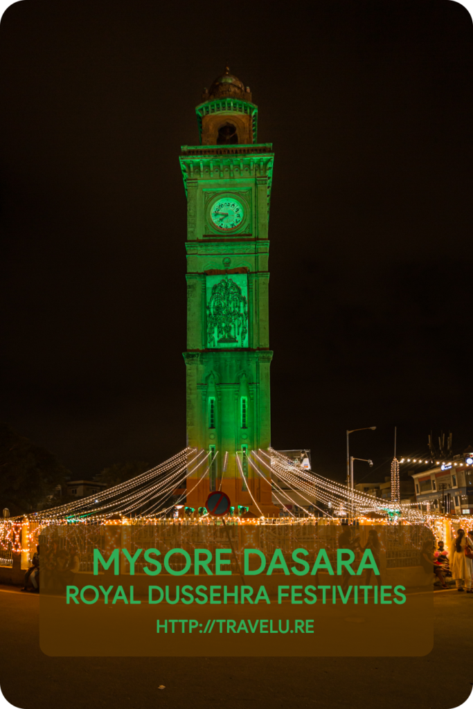 The lead elephant carries a golden howdah. 60 kg of gold covers this 700-kg wooden structure. - Mysore Dasara - Royal Dussehra Festivities - Travelure ©