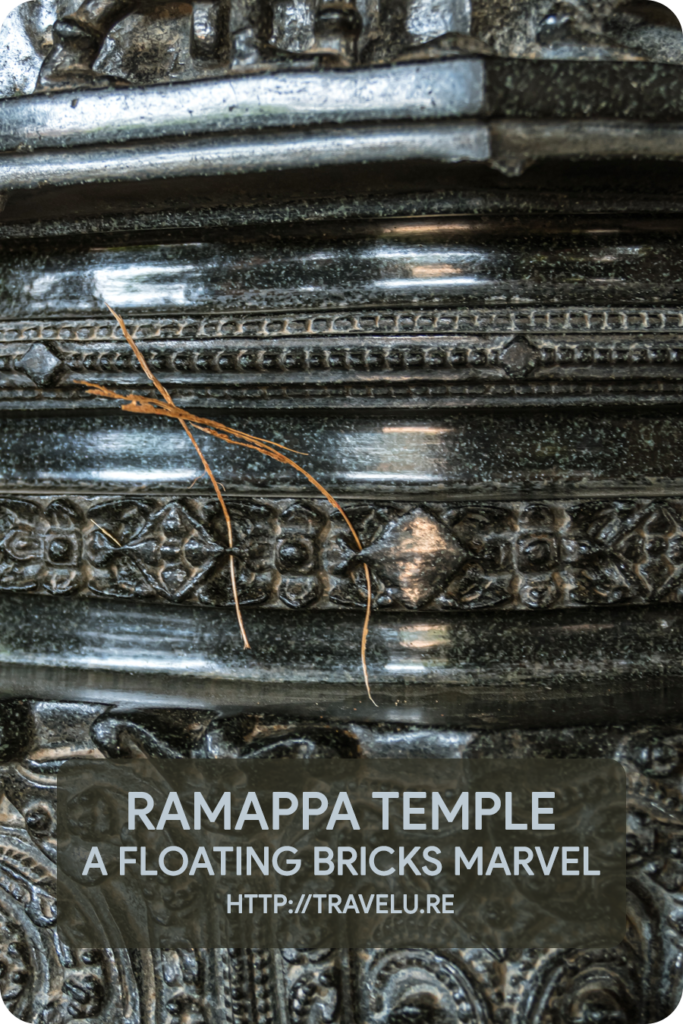 This perhaps is the only temple in India to be named after its chief sculptor, Ramappa. - Ramappa Temple - A Floating Bricks Marvel - Travelure ©