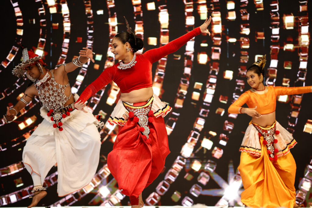 A dance performance during the SATTE award ceremony